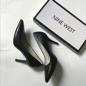 NINE WEST leather heels